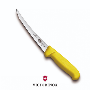 Victorinox Fibrox Curved Flex Narrow Boning Knife 15cm Yellow