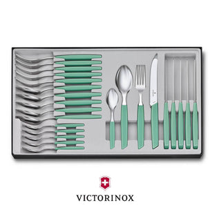 Victorinox Swiss Modern Table Set (Rounded Knife) 24 Pc Mint