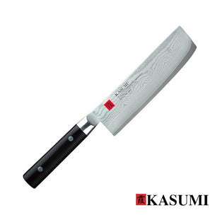 KASUMI Damascus Nakiri Knife 17cm