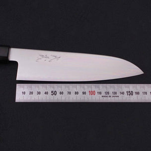 Musashi Chromax Polished Walnut Santoku Knife 17cm