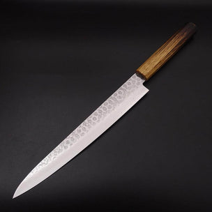 Musashi VG-10 Hammered Yaki-Urushi Sujihiki Knife 24cm