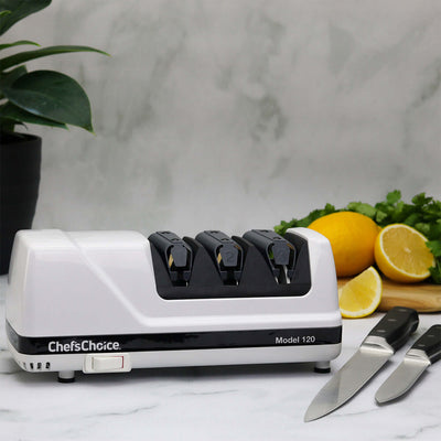 Chef's Choice 120 3-Stage Professional Electric Sharpener White