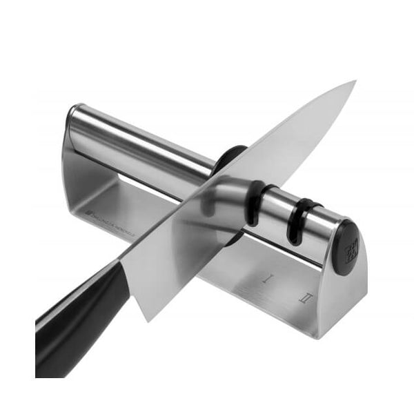 Zwilling J.A. Henckels Twin Sharp Duo Stainless Steel Handheld Knife  Sharpener