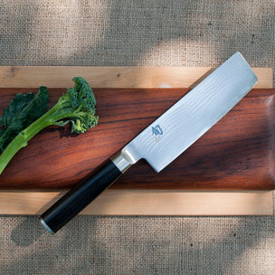 Shun Kai Classic Nakiri Vegetable Knife Left-Handed 16.5cm