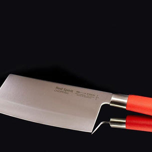 F DICK Red Spirit Chinese Chef's Knife Chopping 18cm - House of Knives