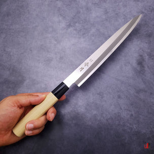 Sharpening a Global G-48 Santoku Knife with Chroma whetstones